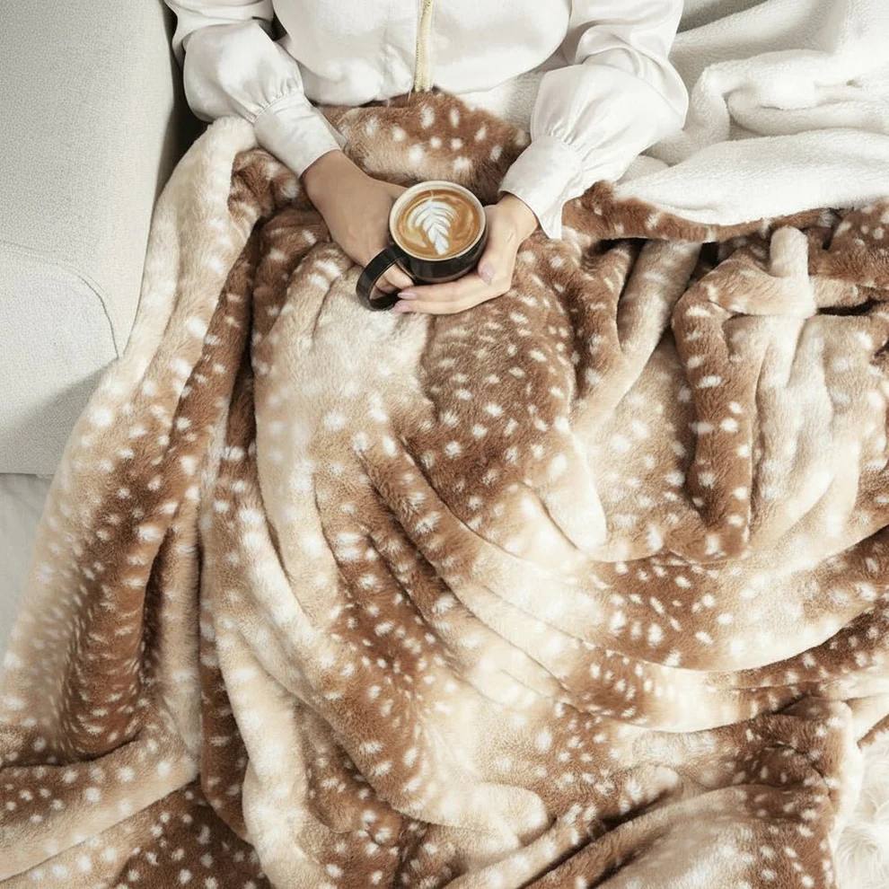Deer Print Blanket