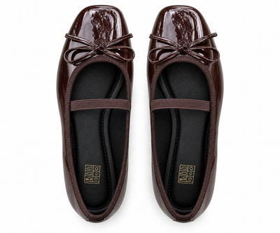 chocolate brown flats