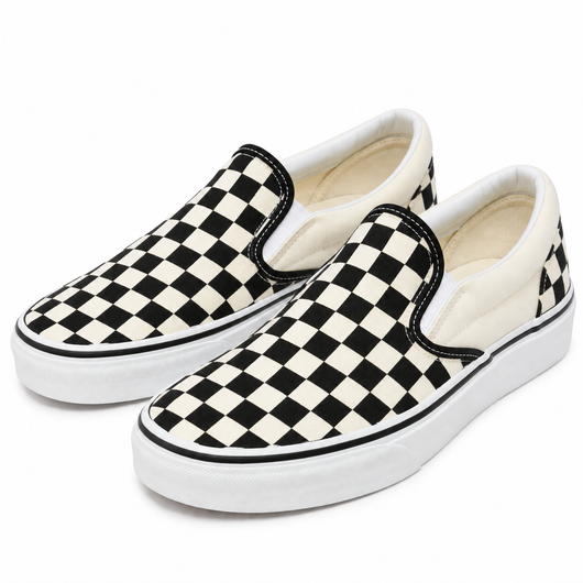 Checkered Slip Ons