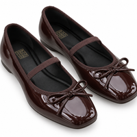 chocolate brown flats