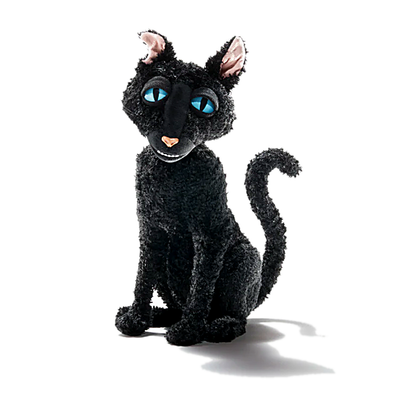 Black Plush Cat