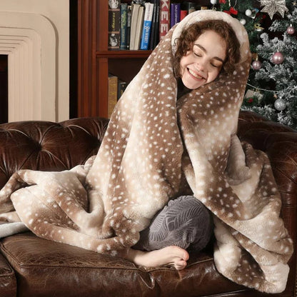 Deer Print Blanket