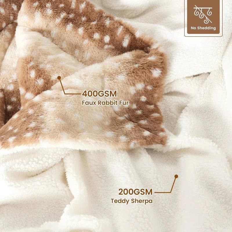 Deer Print Blanket