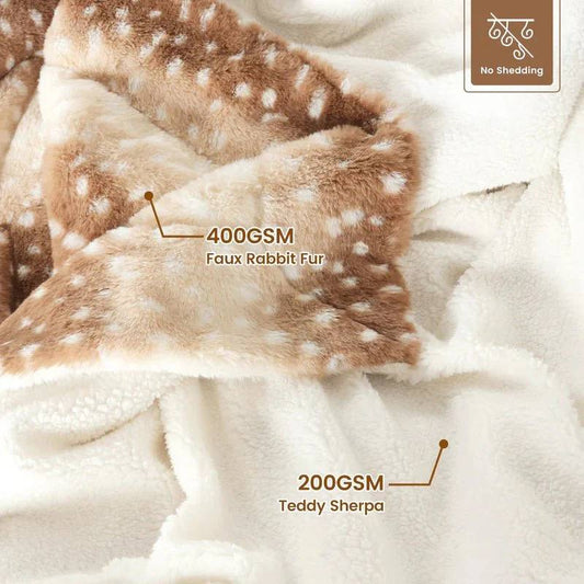Deer Print Blanket